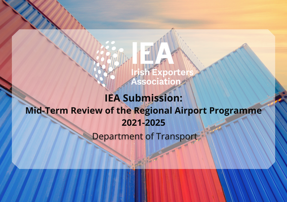 IEA Submission: Mid-Term Review of the Regional Airports Programme 2021-2025