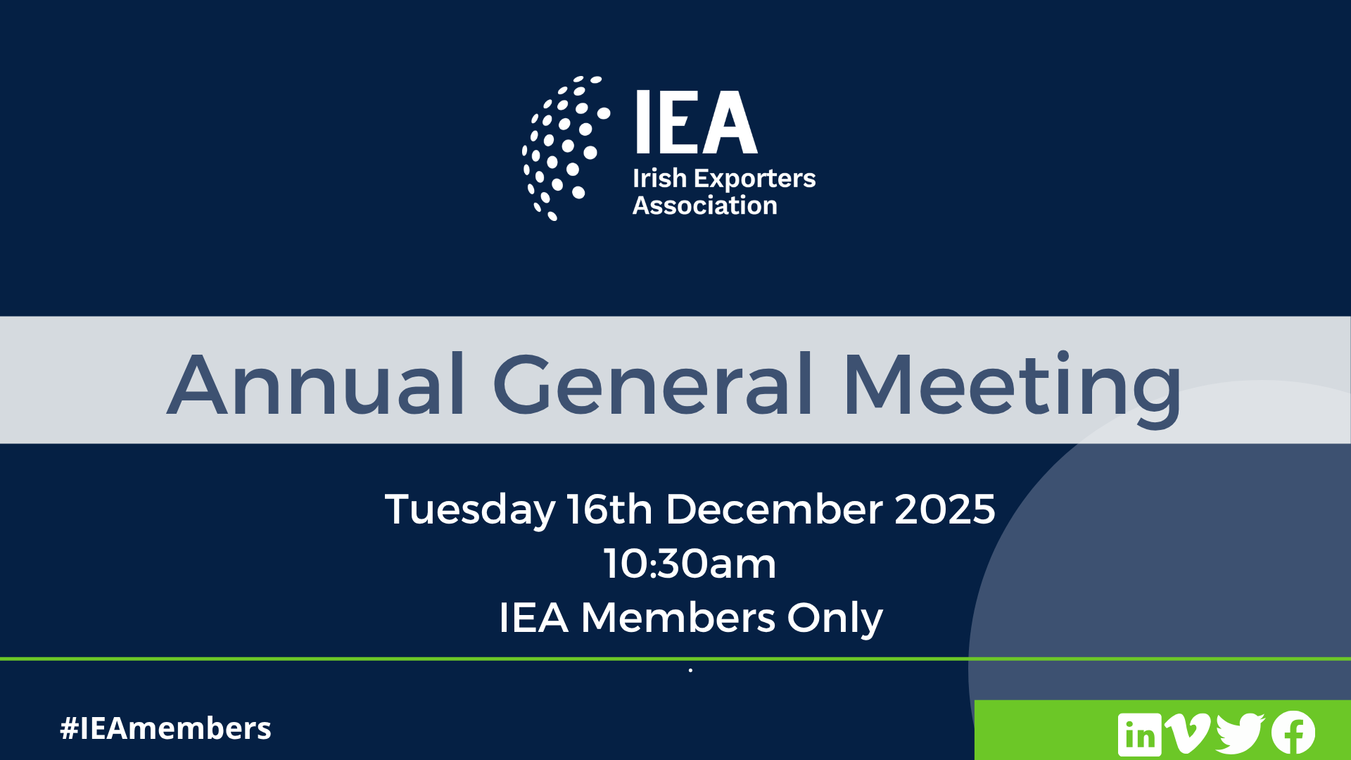 IEA AGM Notice 2025