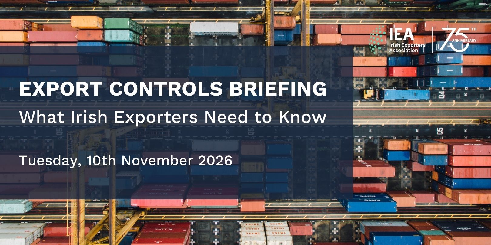 IEA Export Controls Briefing